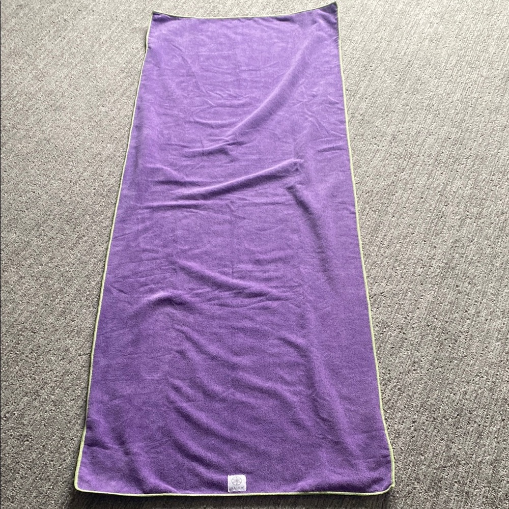 Gaiam Purple Yoga Towel